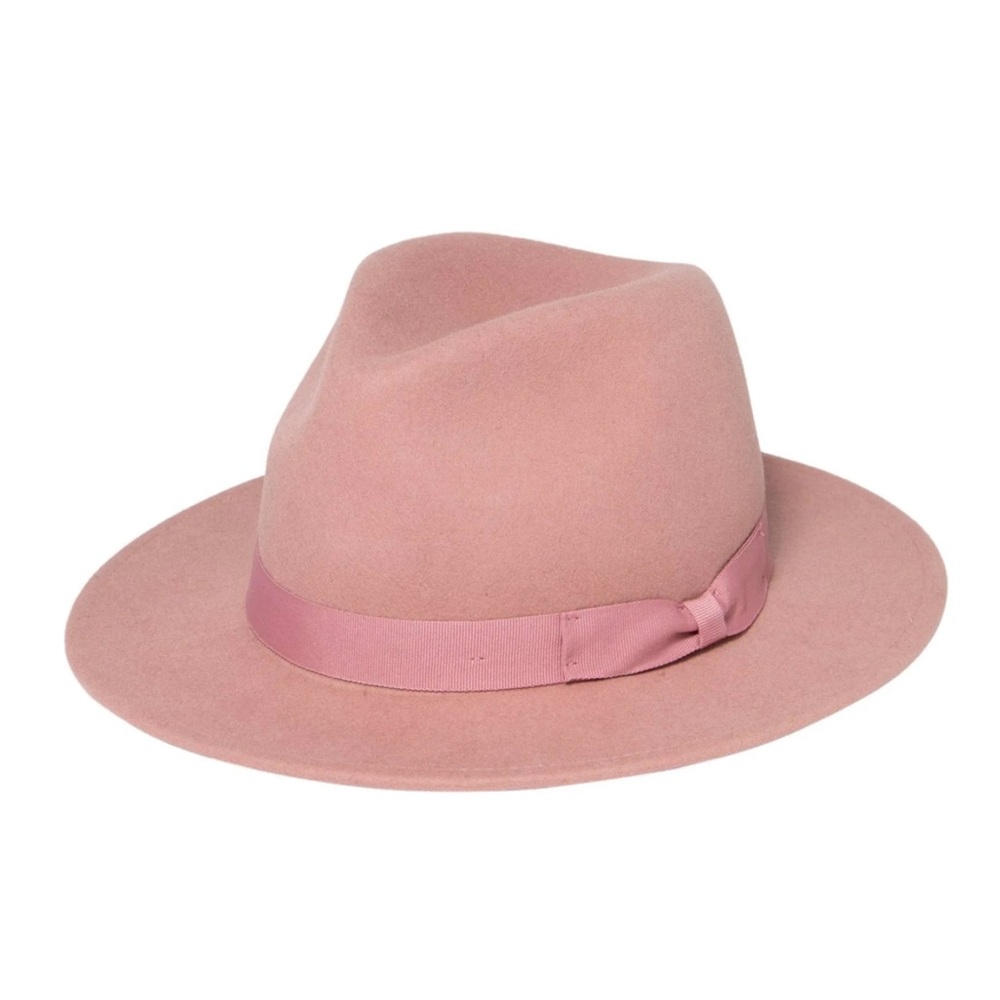 San Diego Hat Co. Women's Pink Fedora with Bow